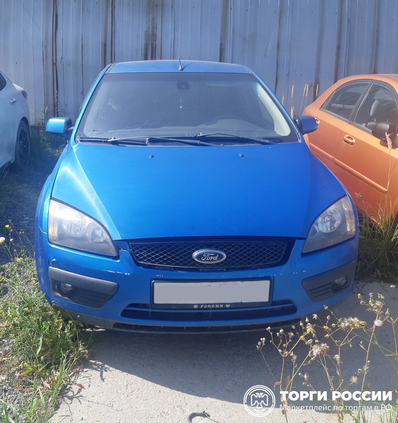 Ford Focus, II 2007 года, Голубой | Тюменская область | Торги России